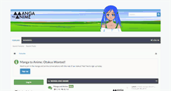Desktop Screenshot of mangatoanime.com
